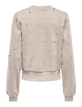 Sudadera Only Atika beige