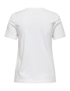 Camiseta Only Nita Cereza beige