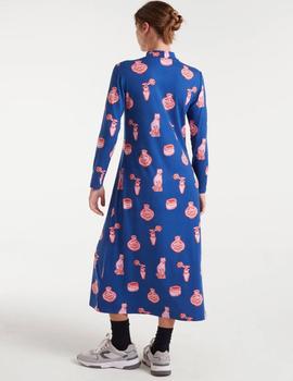 Vestido Compañia Figuras azul