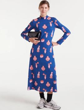 Vestido Compañia Figuras azul