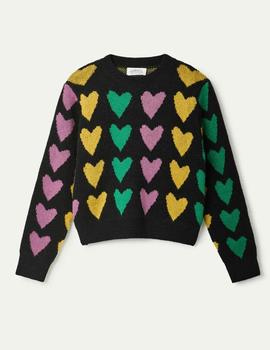 Jersey Compañia Corazones negro