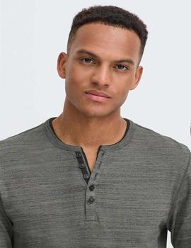 Camiseta Blend Botones gris