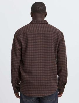 Camisa Blend Cuadros marron