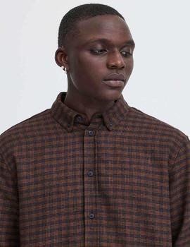 Camisa Blend Cuadros marron