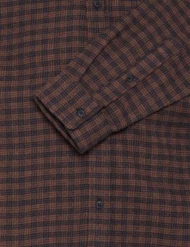 Camisa Blend Cuadros marron