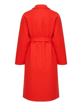 Abrigo Ichi Paño rojo