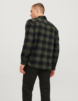 Camisa Jack&Jones Gingham Cuadros verde