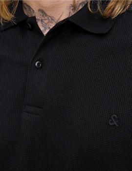 Polo Jack&Jones M/L Austin negro