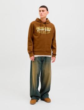 Sudadera Jack&Jones Logo camel