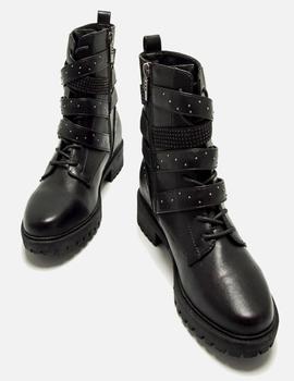 Botin Mustang Chica negro