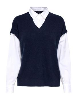 Chaleco/Blusa Only marino