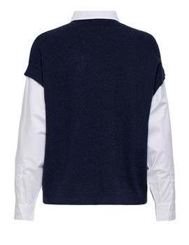 Chaleco/Blusa Only marino