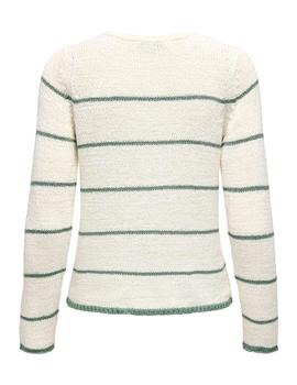 Jersey Only Geena Pico Rayas verdes