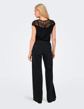 Pantalon Only Madison Botones negro