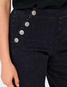 Pantalon Only Madison Botones negro