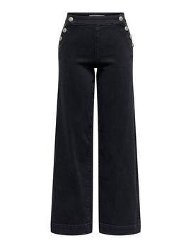 Pantalon Only Madison Botones negro