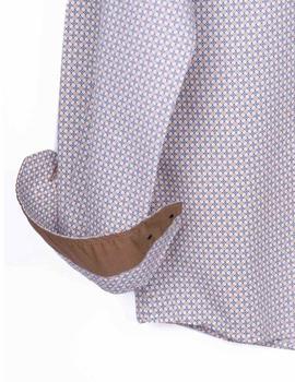 Camisa Yellow Circulos blanca