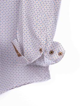 Camisa Yellow Circulos blanca