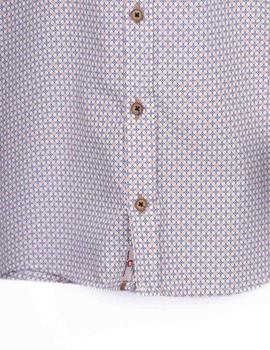 Camisa Yellow Circulos blanca