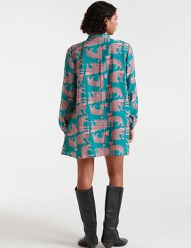 Vestido Compañia Tigres verde