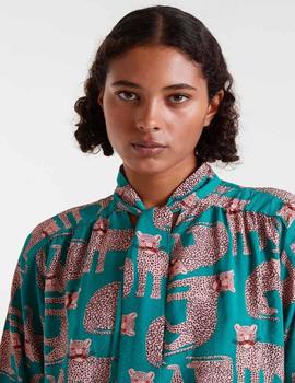 Vestido Compañia Tigres verde