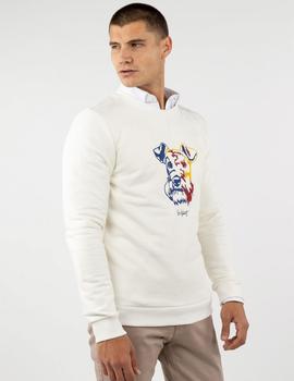 Sudadera Williot Schnauzer blanca
