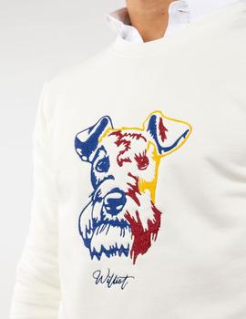 Sudadera Williot Schnauzer blanca