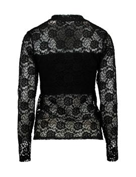 Top Hailys Crochet negro