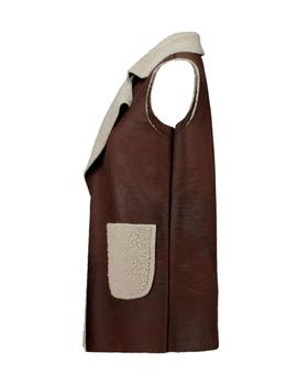 Chaleco Hailys Borreguillo marron