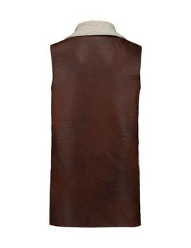 Chaleco Hailys Borreguillo marron