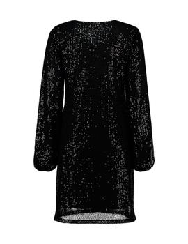 Vestido Hailys Lentejuelas negro