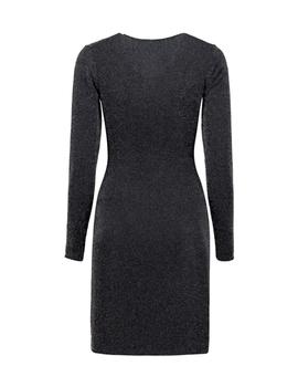 Vestido Hailys Brillos negro