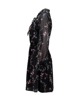 Vestido Hailys Flores negro