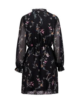 Vestido Hailys Flores negro