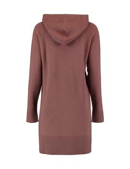 Vestido Hailys Punto Capucha marron