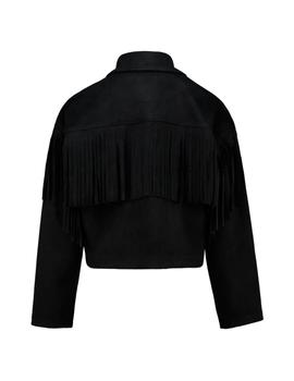 Chaqueta Zabaione Flecos negra