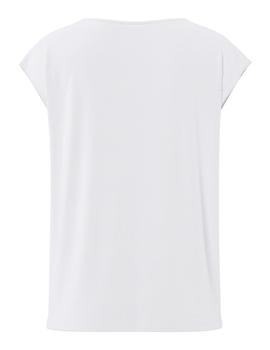 Camiseta Pieces Kamala Lace blanca