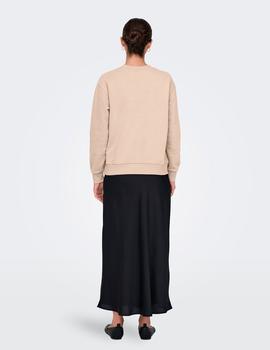 Sudadera JDY Paris beige