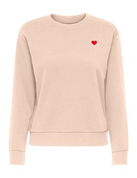 Sudadera JDY Paris beige