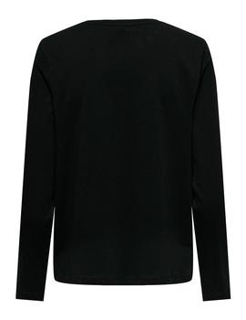 Camiseta Only Noomi M/L negra