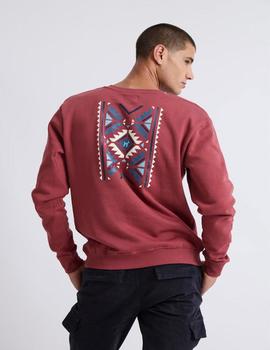 Sudadera Williot Etnica granate