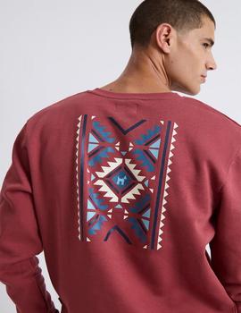 Sudadera Williot Etnica granate