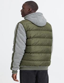 Cazadora Blend Mangas Algodon verde