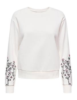 Sudadera JDY Only Paris blanca