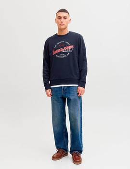 Sudadera Jack&Jones Logo marina