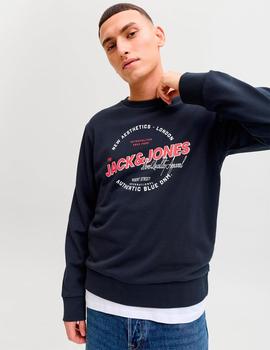 Sudadera Jack&Jones Logo marina