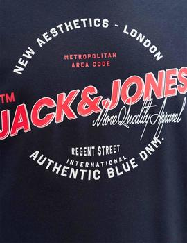 Sudadera Jack&Jones Logo marina