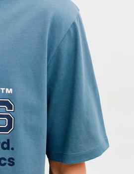 Camiseta Jack&Jones Logo blue mirage