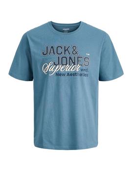 Camiseta Jack&Jones Logo blue mirage