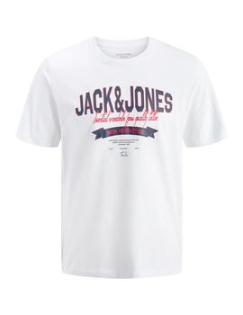 Camiseta Jack&Jones Logo blanca
